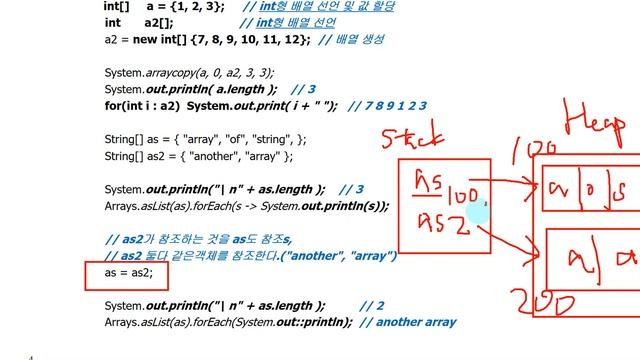 자바 배열(Java Array) 이론 및 실습예제(자바교육/자바강의/자바강좌/자바동영상/JAVA/자바/JAVA교육/JAVA강의/JAVA동영상) смотреть онлайн