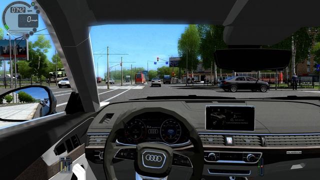 City Car Driving: 2017 Audi A4 /w Steeringwheel