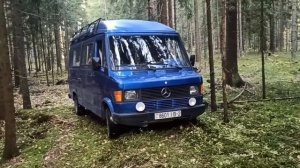 Самодельный Автодом Мерседес Mercedes-Benz T1 208D Обзор Выезд на природу