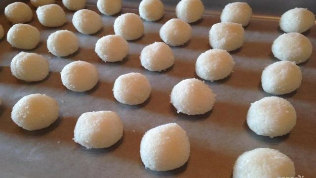 Домашние кокосовые конфеты