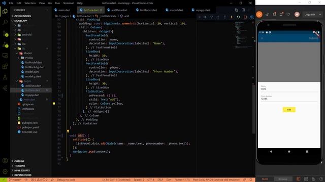 Post List of data to the internet through Rest API || Submit Form Data || Http Post in flutter || 0