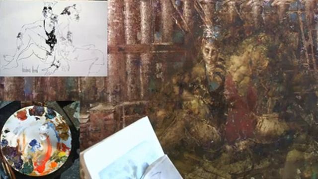 Бесплатный видео урок Елены Ильичевой - Двухфигурная композиция в пространстве архитектурной среды