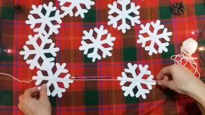 Гирлянда Снежинки II Своими Руками II DIY