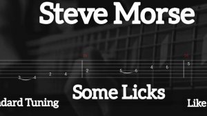 Steve Morse - Some Licks ( Tab Guitar )