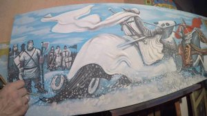 Поединок Александра Невского c Андреас фон Вельвеном. Борис Макаров BobMakar.