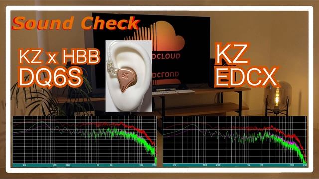 KZ x HBB DQ6S vs KZ EDCX [IEMs Chinese In-Ear headphones Sound Comparison 中華イヤホン音比較] смотреть онлайн