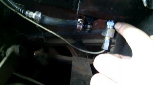 Установка датчика тиску масла та температури води на мотоблок