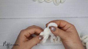 Юбка для ёлки из пряжи Alize Puffy