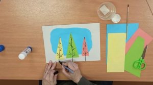 Лес Аппликация Для Детей