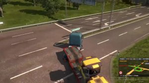 Евро трак симулятор 3,везем каток 8т