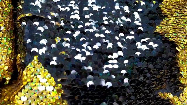 Голографические пайетки золото-черные смотреть онлайн