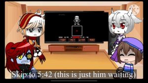 Undertale reacts to sans’ fight |Part 2|