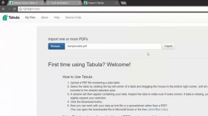 Extract Data from PDF to Excel Freely Using Tabula