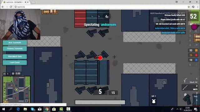 2D PUBG: Surviv.io -2D Battle Royale