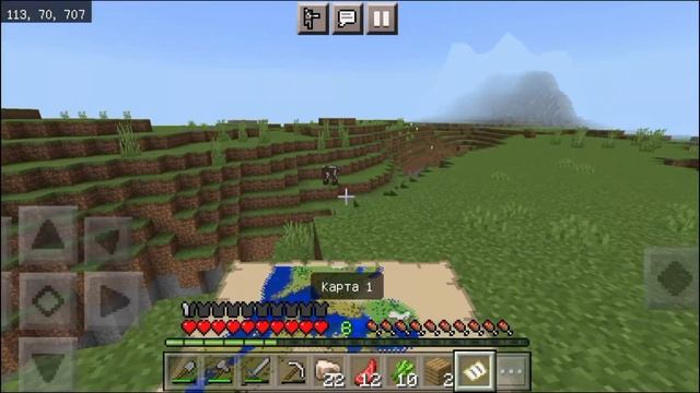 Выживание в майнкрафт бедрок на телефоне без модов 1.19 | #1 Начало всего - ЛетсПлей смотреть онлайн