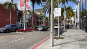 🚶🏻RODEO DRIVE in Beverly Hills❄️2021🎄California |🇺🇸[4K]