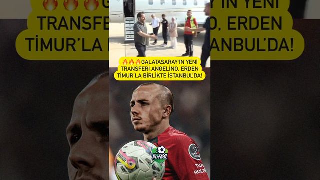 🛬🔥Galatasaray’ın yeni transferi Angelino, Erden Timur’la birlikte İstanbul’a geldi!