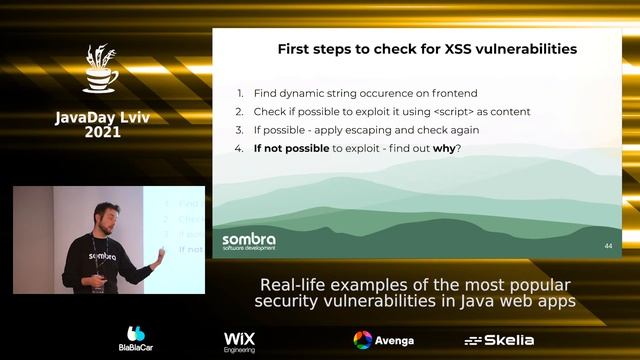 Real-life examples of the most popular security vulnerabilities in Java web apps by Yuriy Nakonechn смотреть онлайн