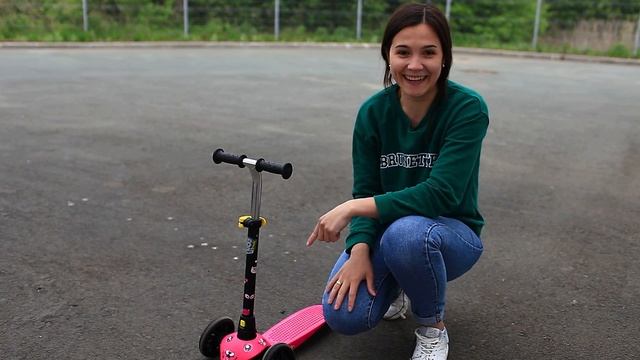 Как выбрать детский самокат? Первый самокат для Насти! смотреть онлайн