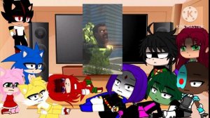 Teen Titans and Sonic team react to skibidi toilet part 3