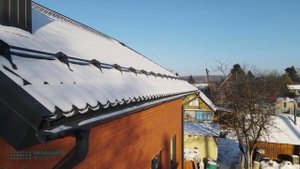 Кровля из Металлочерепицы СУПЕРМОНТЕРРЕЙ "Серый графит"