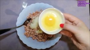 Мясные котлеты с ШАМПИНЬОНАМИ. В духовке