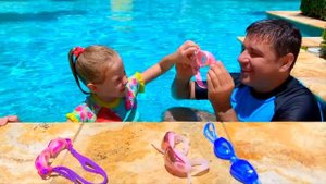 Песня для детей про то как правильно плавать в бассейне