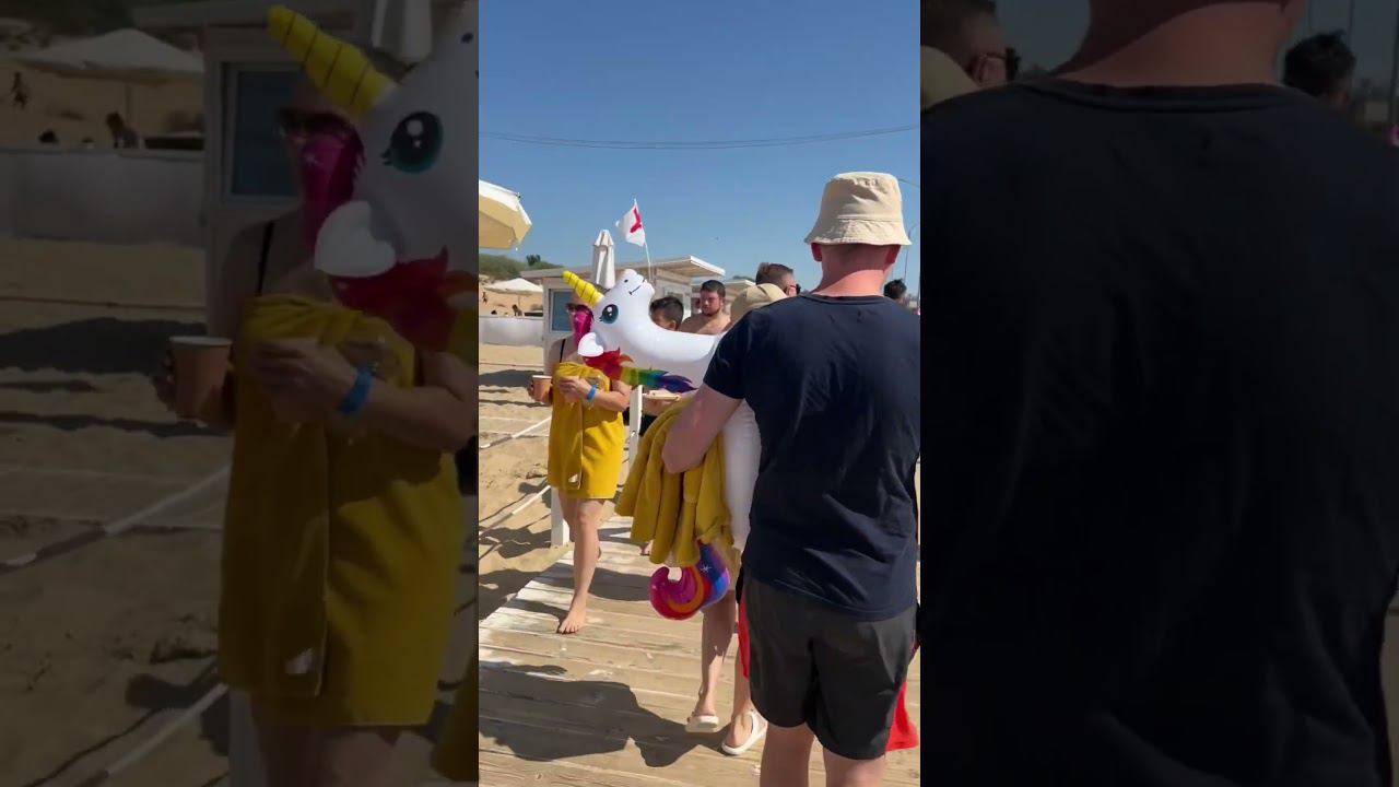 Пляж Мираклеон за 300 тыс -5 дней в Анапе 2023 Людей почти нет. смотреть онлайн