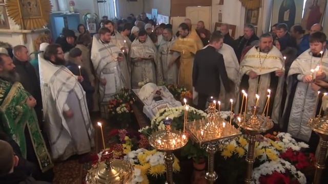 Похороны Иерея Немцова Андрея Игоревича г Чернь Тульская обл 05 12 2014 смотреть онлайн