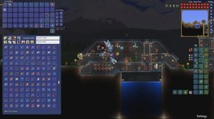 Fighting a big wall and some metal monsters [Terraria Expert Modded Playthrough] #2