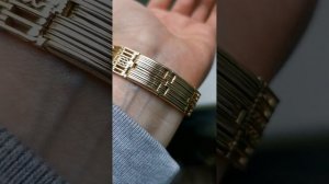 Часы Победа СССР 50-хх годов в золотом корпусе на золотом браслете/ Watch Pobeda USSR