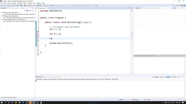 17 -  Java  Increment And Decrement (Darija)