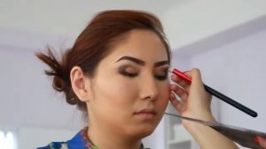 Макияж банан в карандашной технике.