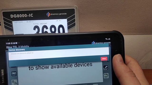 Пульт управления весом в погрузчик 979-0299 Dinatel APP