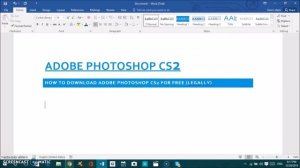 How to download Adobe Photoshop CS2