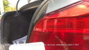 2015+ WRX RedTail Light Vinyl Overlay install