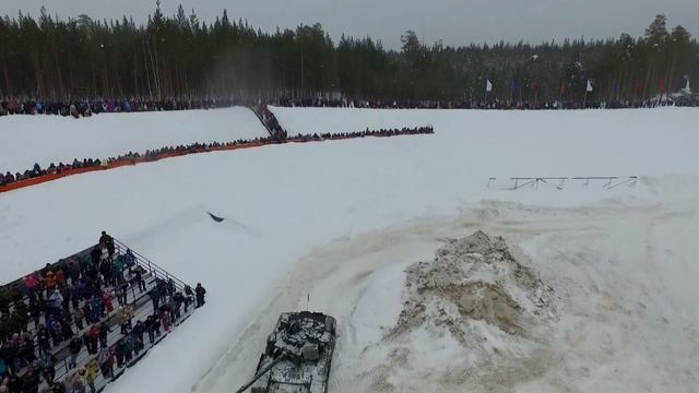 Югорск 23 февраля съёмка с квадрокоптера смотреть онлайн