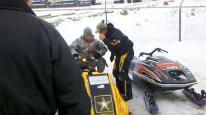 Army snowmobile