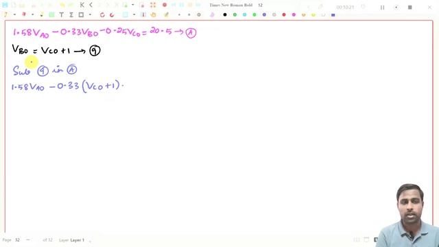 Super Node - Nodal Voltage Analysis Method by KCL Part - 2 Lecture - 17