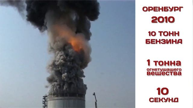 Мировой рекорд в тушении резервуаров / World record in tank fire extinguishment