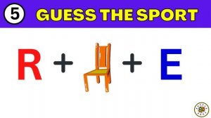 GUESS THE SPORT | GUESS THE WORD GAME | BRAINTEASERS | RIDDLES | PUZZLE GAME | V-8
