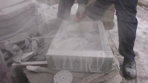 Раковина из натурального камня, весь процесс