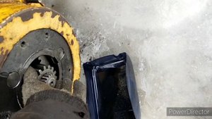 Liugong CLG 835 - правка чулка моста на коленке, снятие бортового редуктора, ступицы, суппорта.