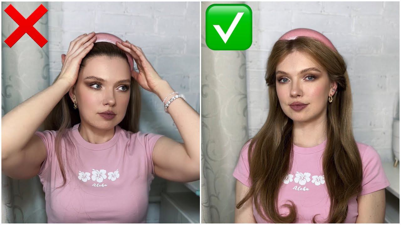 Как носить ободок КРАСИВО  Hair hack for girls