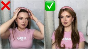 Как носить ободок КРАСИВО  Hair hack for girls