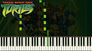 ALL Teenage Mutant Ninja Turtles Cartoons Theme Songs On Piano