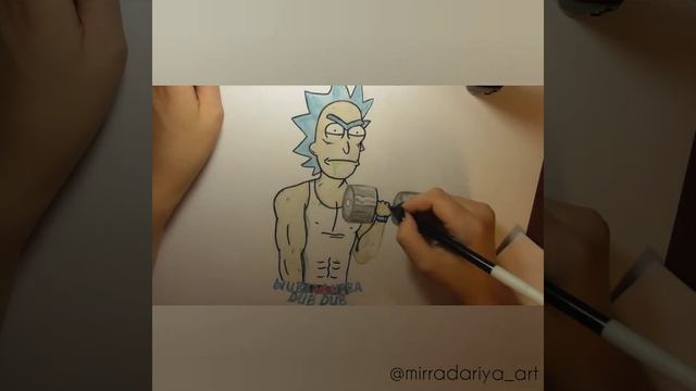 Как нарисовать Рика Санчеза? | How to draw Rick Sanchez? | Rick and Morty смотреть онлайн