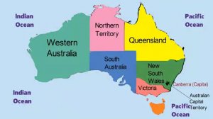 КАРТА МИР (Australia - States)