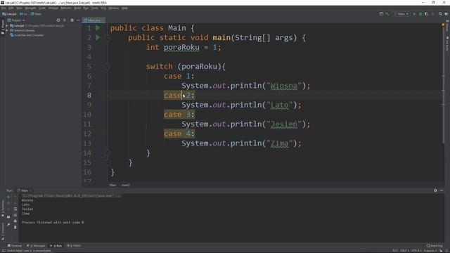 6. Kurs Java dla początkujących - Instrukcje Switch смотреть онлайн