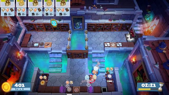 Overcooked 2 Level 5-4, 2 Players, 3 Stars смотреть онлайн